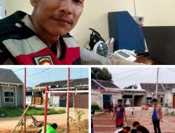 Mengenal Aiptu Dedi, Polisi Bersahaja yang Gigih Membangun Lapangan Badminton untuk Warga
