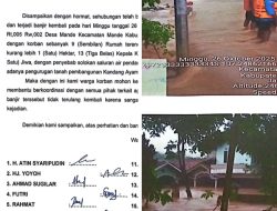 Banjir Tenggelamkan 9 Rumah Akibat Pembangunan PT QL Trimitra, Ketum KPLHI Akan Bersurat ke Bupati Cianjur dan Gubernur Jabar