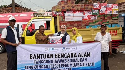 Sinergi untuk Kemanusiaan, Jasa Tirta II Ringankan Beban Warga Sukabumi Pascabencana